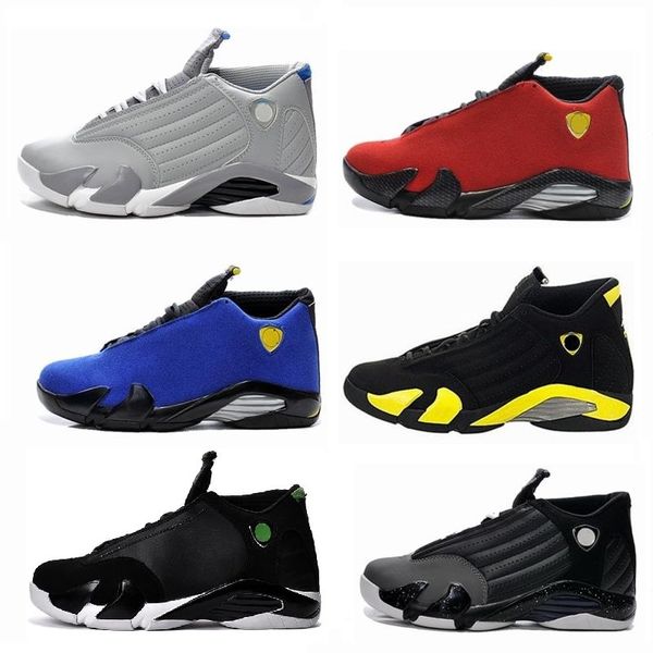 jordan 14 thunder on feet