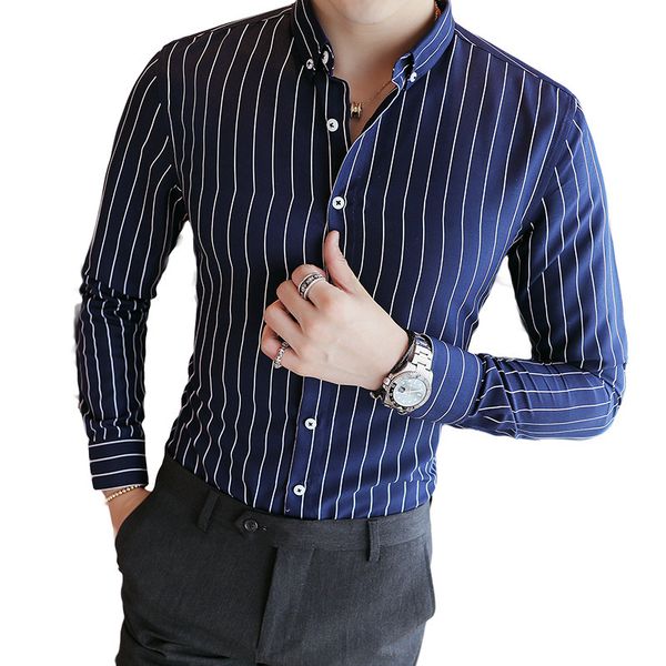 camisa rayas hombre