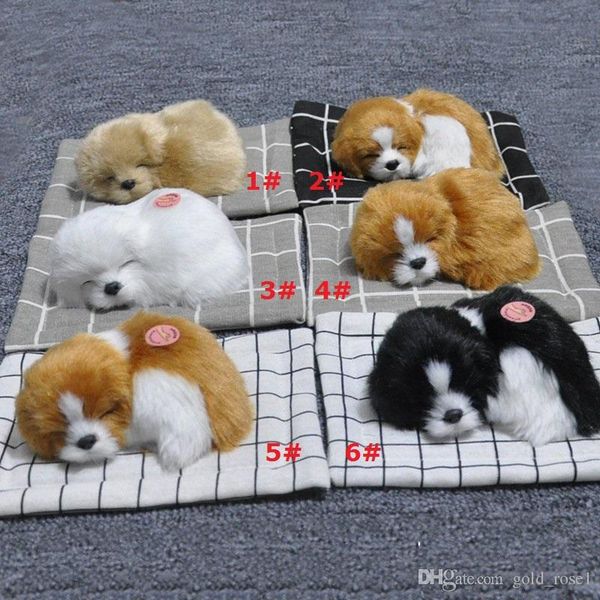 sleeping dog stuffed animal