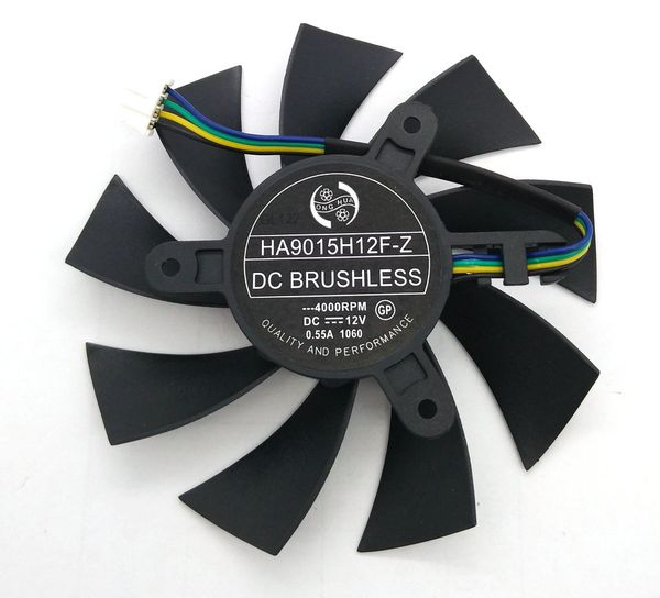 

New Original for MSI GTX 1060 OC GTX950 R7 360 2GD5 Graphics card cooling fan HA9015H12F-Z 12V 0.55A 4000RPM