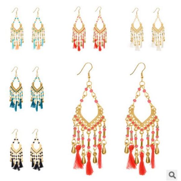 

designer jewelry earrings for women tassel long triangle earrings for wedding earrings fashion of shipping, Silver