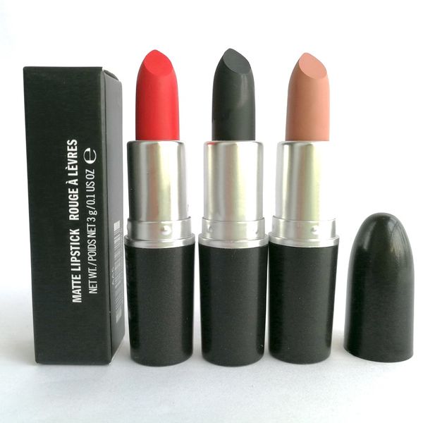 

18 colors matte lipstick ruby w oo kinda beauty waterproof makeup lip gloss with silver tube by ing