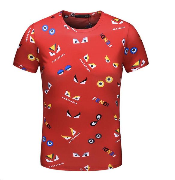 

2018 новые весна / лето маленький монстр печатных Гоша Рубчинский мужская повседневная круглый воротник Европейский и американский популярные