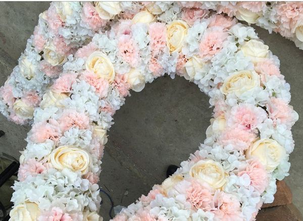 

Свадьба FlowerTable Centerpieces цветы украшения Главная отель Party Stage Road Lead Arch декор Роза Гор
