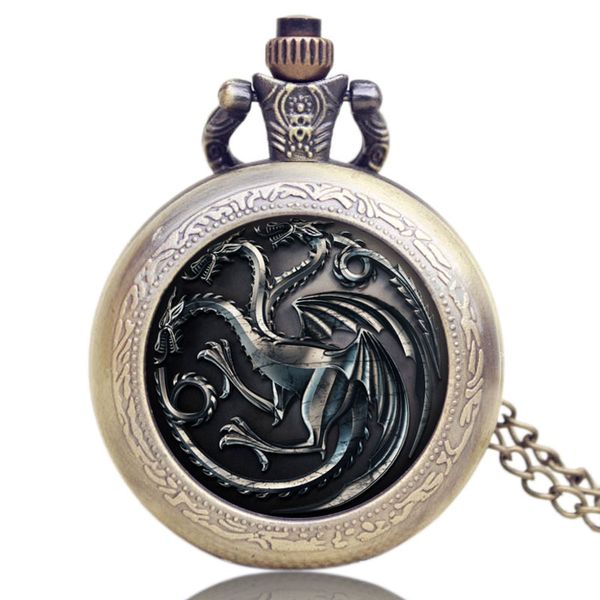 

series theme vintage pocket watches women gifts steampunk pocket watch chains and fobs clock ga, Slivery;golden