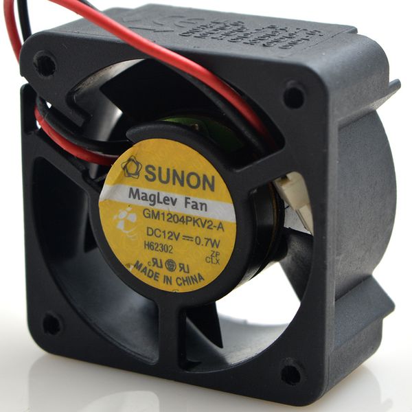 

sunon 4020 gm1204pkv2-a 0.7w 12v ultra quiet 2 wire cooling fan