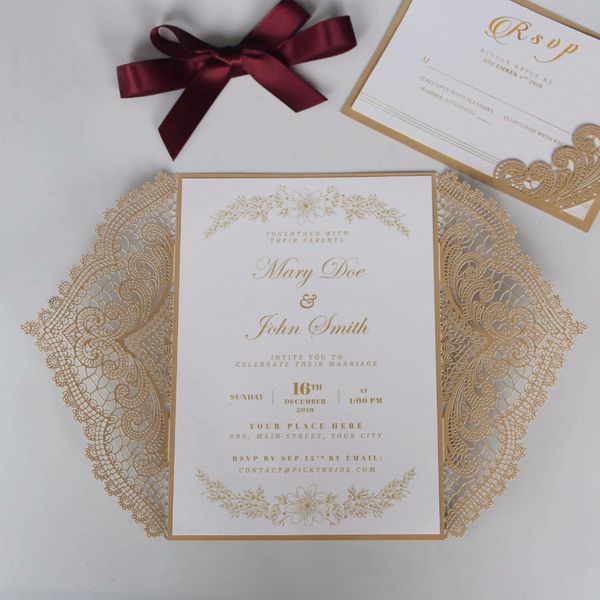 golden lace wedding invitations printable invitation cards with rsvp cards set of lilac wedding invitations low cost wedding invitations from invite cards printable