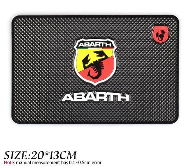 Автомобильные наклейки, противоскользящий коврик для Fiat Punto Abarth 500 124 Stilo Ducato Palio, значок, эмблема, аксессуары для интерьера, Стайлинг автомобиля