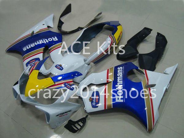 

body repair parts for honda cbr600f4i 2004 2005 2006 2007 injection fairings cbr600 f4i cbr600 f4i 04-07 blue white gray fairing kit a14