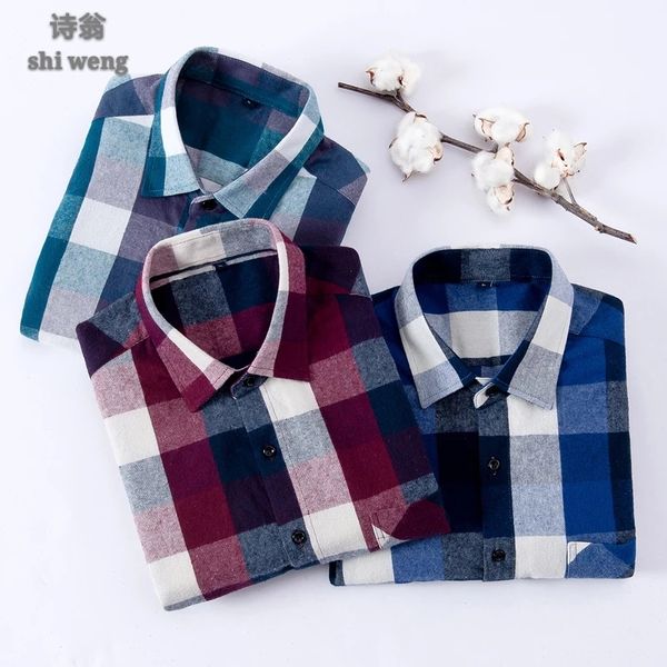 

autumn new grinding han edition cultivate one's morality leisure cotton wool plaid shirt with long sleeves male adolescent, White;black