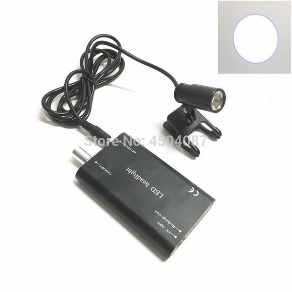 

clip headlight 3w led headlamp dental headlight rechargeable battery adjustable brightness