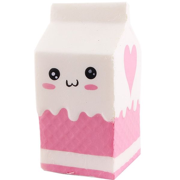 

Squishy Doughnut Slow Rising Decompression Toys Jumbo Milk Bottle For Kids Adults Blue Pink Stress Relief Toy DHL Free 2018 good