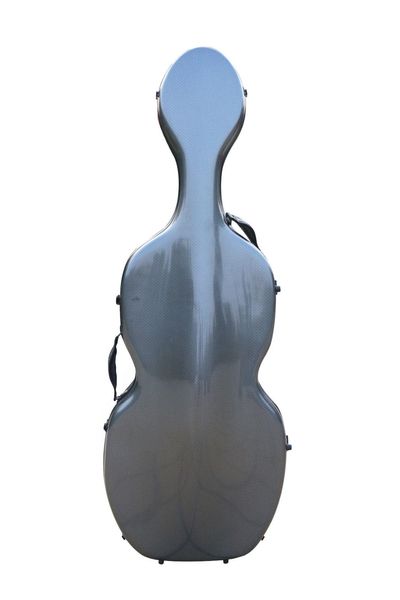 Custodia per violoncello elettrico 4/4 Fibra di carbonio mista Custodia rigida leggera da 3,6 kg Colore nero Full size Yinfente