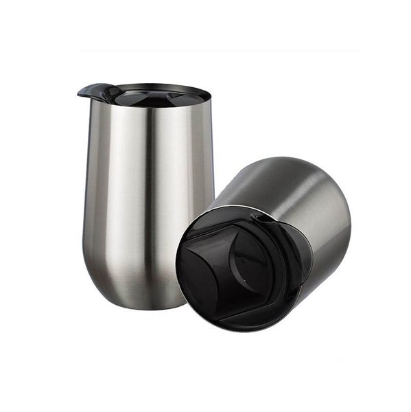 

Stainle teel 16oz egg cup double wall vacuum in ulation mug tumbler oudoor travel temle wine gla e with lid