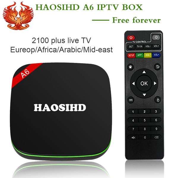 

Андроид 7.1 IPTV коробки FireIPTV А6 свободной жизни с 2500-Европа/Африка/Americia lliv VOD ТВ кино без абонентской платы