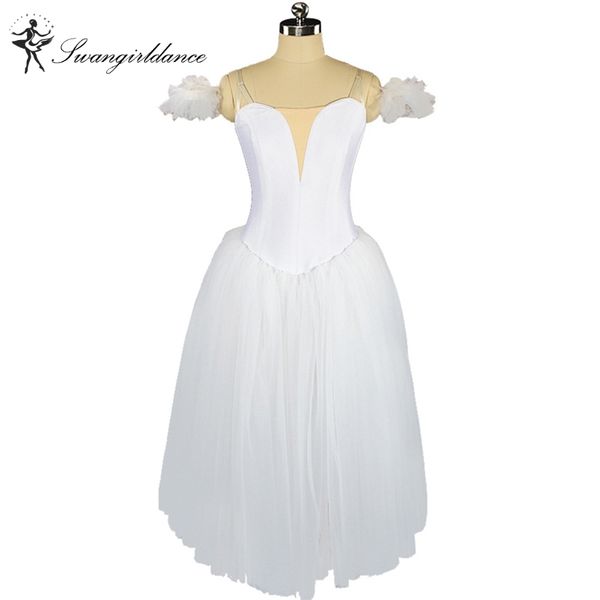 

white fairy ballet tutu dress girls professional romantic ballet tutu dress performance costumesbt9128, Black;red
