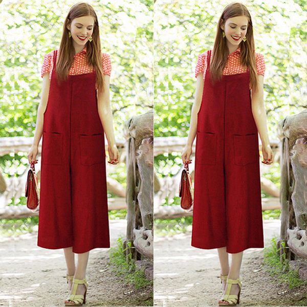 

2018 women's party casual overalls with pocket clubwear summer playsuit party pure jumpsuit fashion romper bib wide leg trousers, Black;white