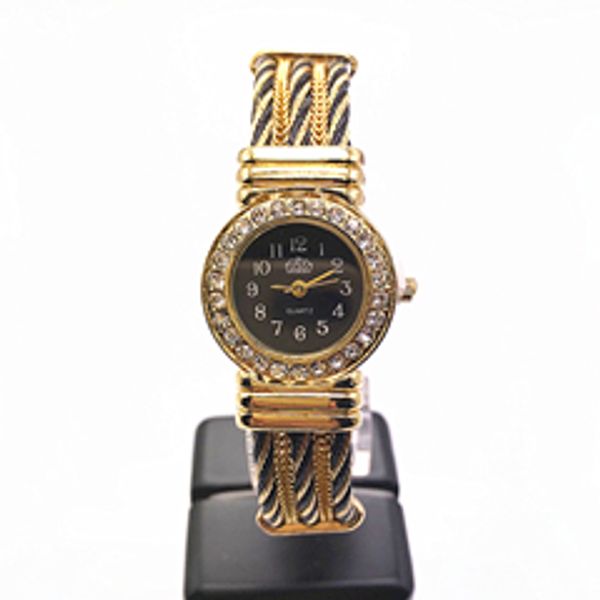 

fashion jewelry ladies watch casual bracelet quartz watch girl bracelet rhinestone design student, Slivery;brown