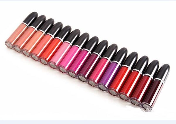 

Brand M Matte Liquid Lipstick Beauty Lips Makeup Waterproof Retro Matte Lip Gloss Long Lasting Lipgloss Cosmetics 15 Colors Free Shipping