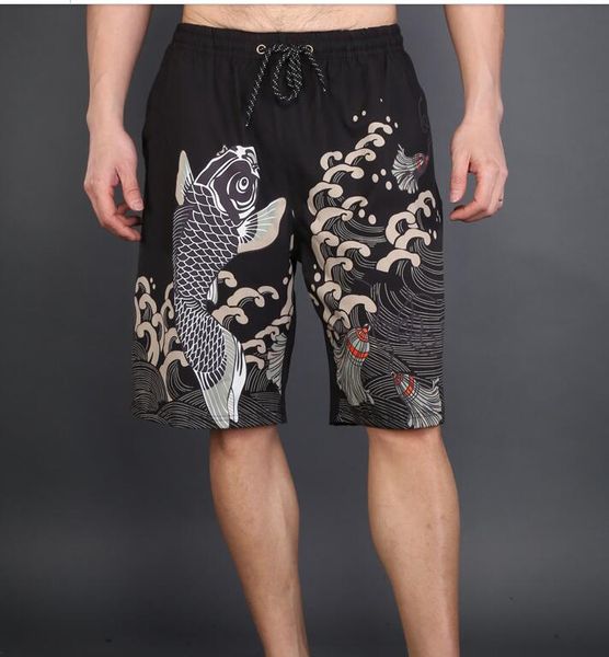 

cotton casual summer short cotton plus size men 2018 new t987, White;black