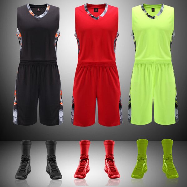 

kid running suit new light board basketball clothing suit personalized custom men's sleeveless quick-drying sports shirt, Black;blue