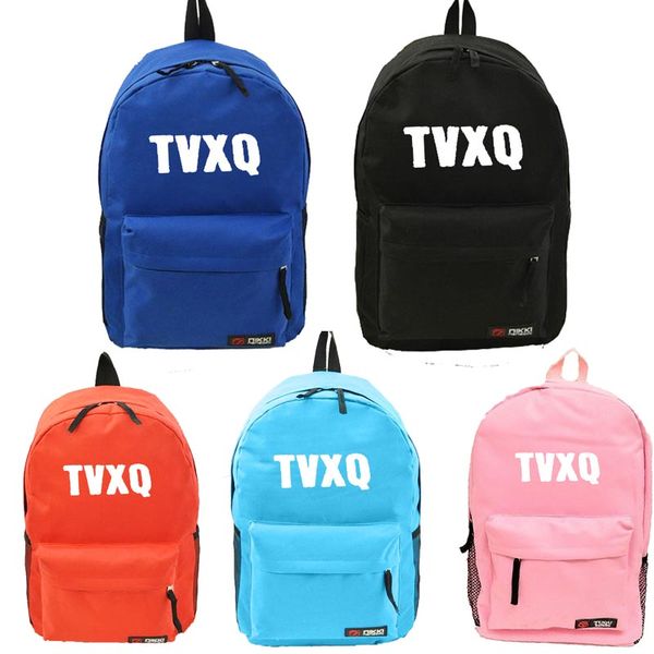 

youpop kpop tvxq tohoshinki jyj album nylon bag jewelry admission package k-pop new fashion backpack cosmetic bags, Black;white