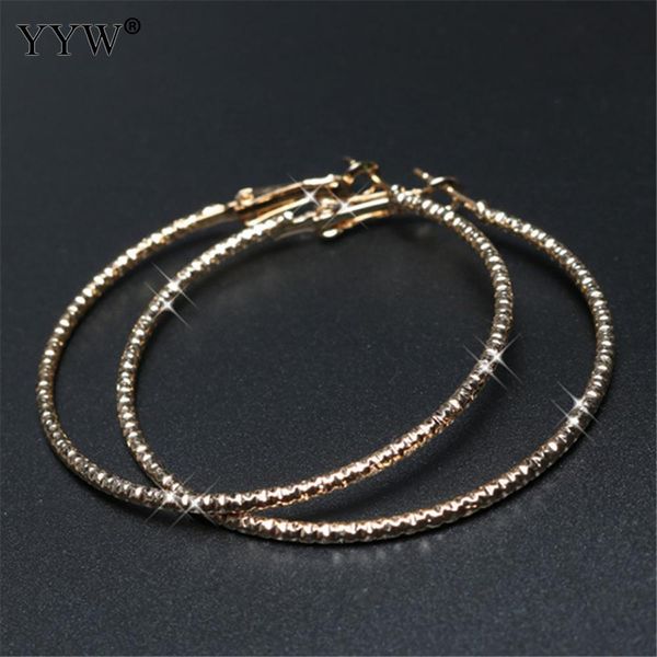 

selling simple big size zinc alloy huggie hoop earring for women statement jewelry wedding party gift, Golden;silver