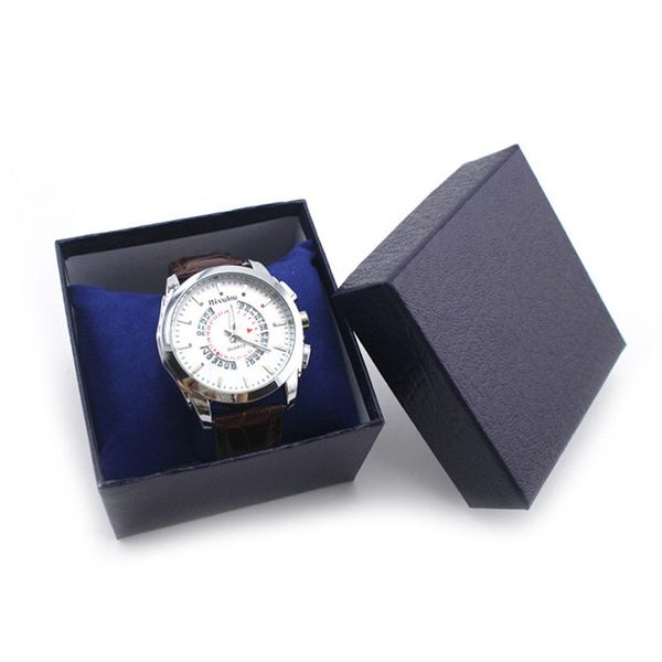 Custodia per orologio di alta qualità durevole presente confezione regalo moda per bracciale braccialetto gioielli scatola quadrata San Valentino
