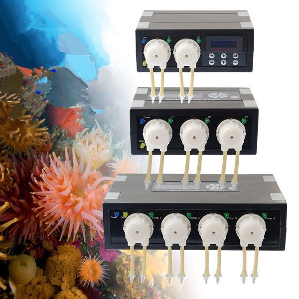 

dp2 dp3 dp4 dp-2 dp-3 dp-4 dp3s dp4s dp-3s dp-4s auto dosing pump -automatic doser for marine reef aquarium