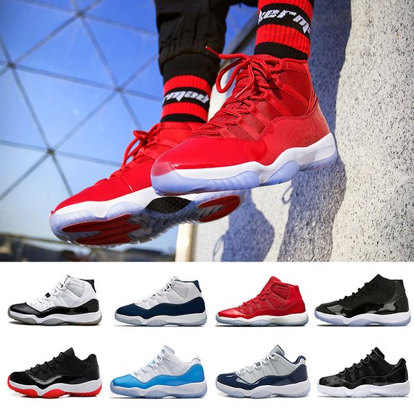 

11 men basketball shoes university blue white silve metallic gold gs heiress navy gum bred gamma legend blue 72-10 sneaker