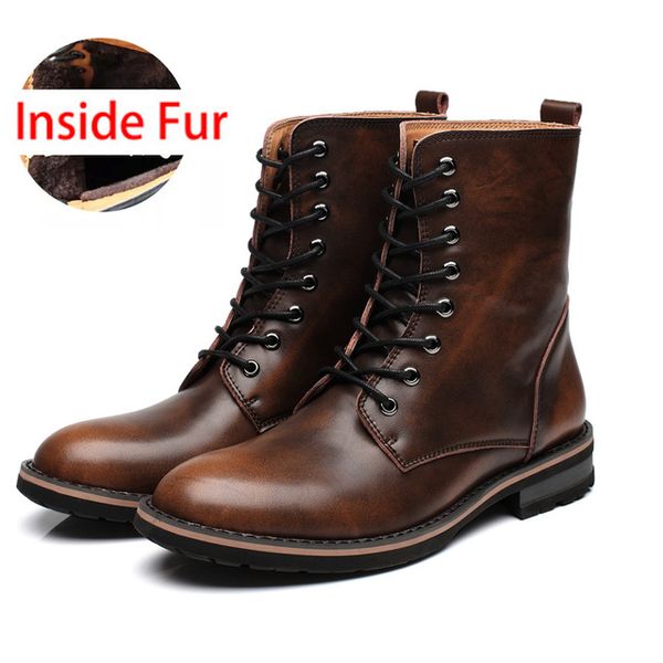 military vintage biker boots