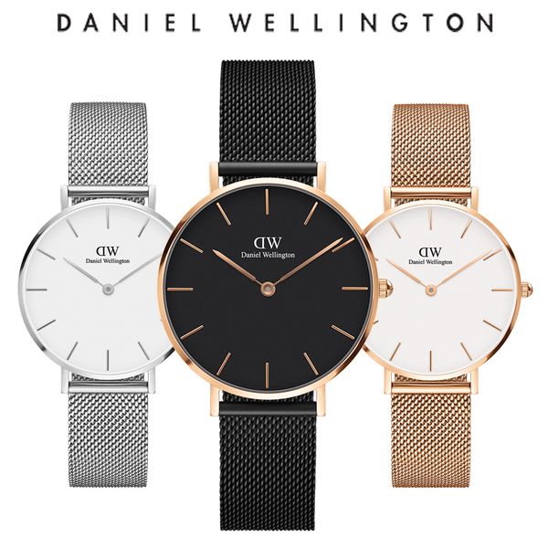 

2019 Новый Даниэль часы Девушки Стальная полоса 32 мм женские часы Мода Люкс Кварцев