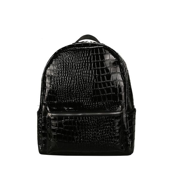 

2018 korean version of lapshoulder bag men's fashion pu student travel backpack