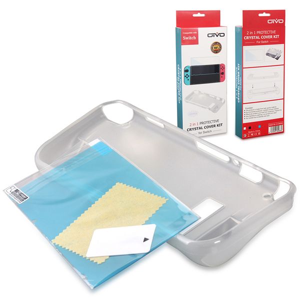 

2018 witch 2 in 1 tpu anti cratch ca e cover premium cry tal clear hock with tempered gla creen protector for witch