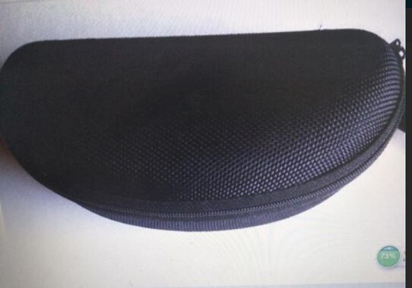 

wholesale sunglasses box, zipper bag, glasses box, new style special box, Black