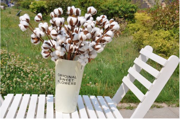 

simulation l cotton decor flower bouquet pretty christmas party mini peony silk artificial flower bride bouquet for home decor