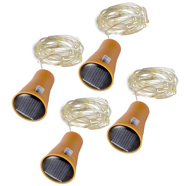 

LED Solar 10LED бутылка красного вина струна медный провод Стопор лампа светлого стекла