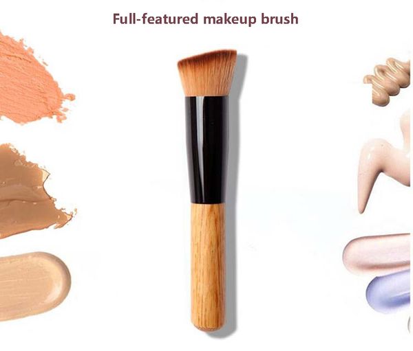 

2018 makeup brushes oblique head wood handle makeup brush multi-purpose make up brushes ing