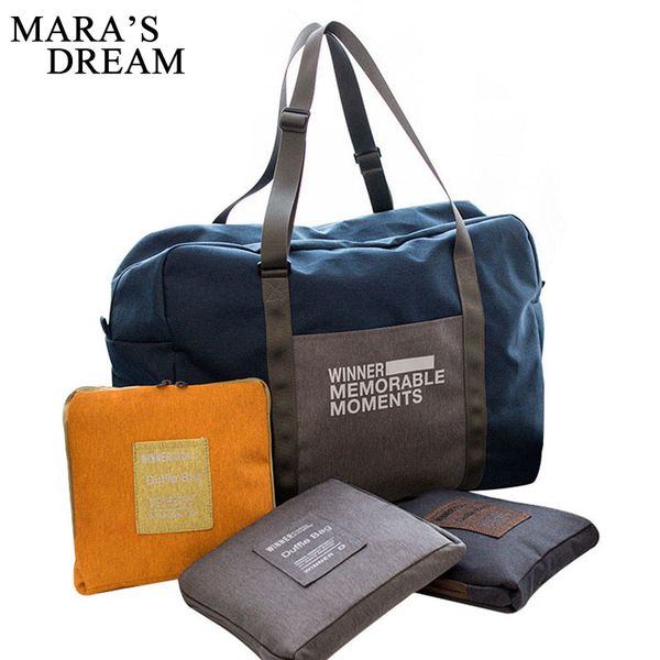 

mara's dream women tavel bag new fold travel large capacity women bag casual multifunction men and tavel storage