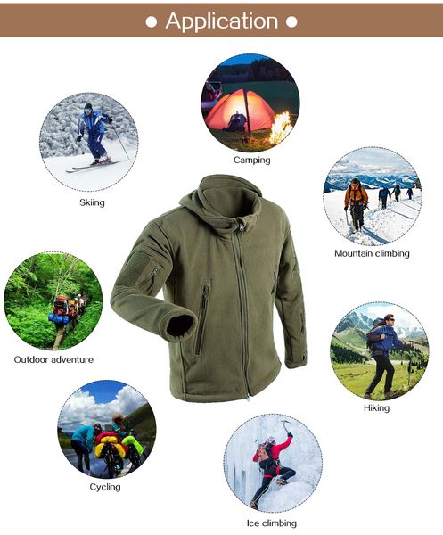 

outdoor sports warm soft shell jacket liner fleece coat for men, Blue;black