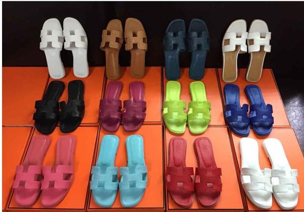 

Slippers new French sandals 2018 fashion flat-bottomed comfortable sandals