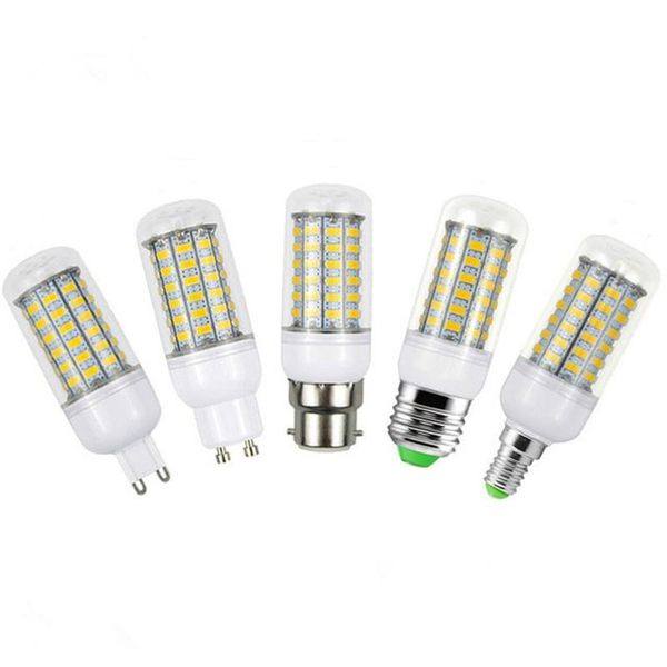 

SMD5730 Светодиодные лампочки GU10 E27 E14 B22 G9 Светодиодные кукурузные светильники 7W 12W 15W