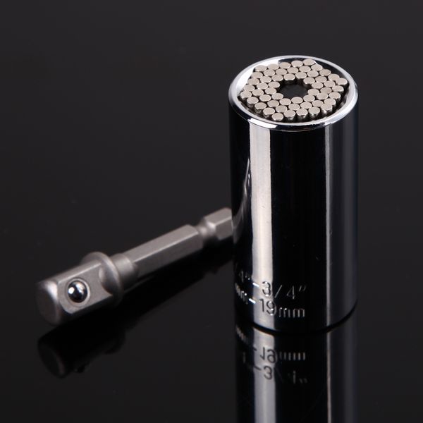 

new universal socket wrench power drill adapter 2 piece set