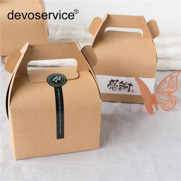 

10pcs/lot kraft paperkraft greaseproof paper bags for bread toast biscuits packaging bags cake box egg tarts candy cake box
