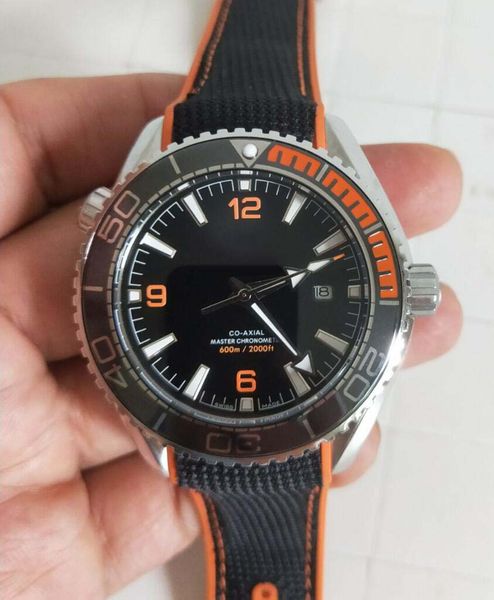 

2 style version luxury 44mm dial planet ocean 215.32.44.21.01.001 cal.8900 movement automatic mens watches, Slivery;brown