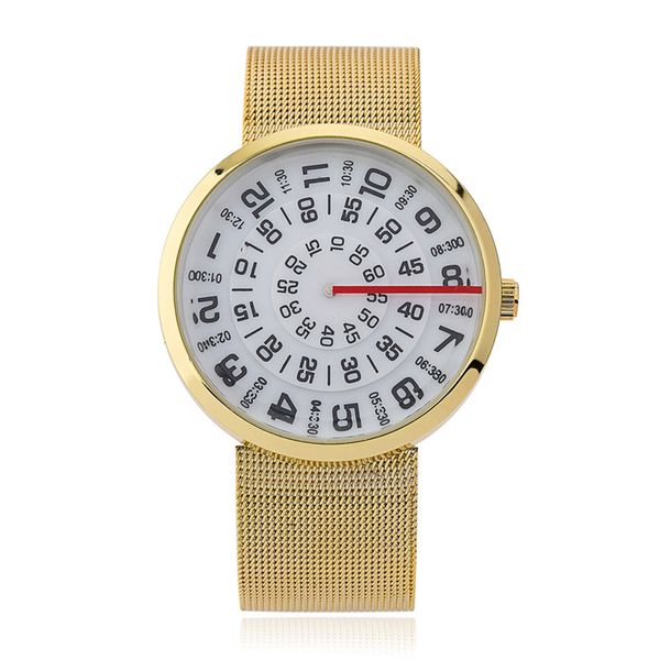 

creative mens watch brand steel mesh man sports military watches black dial quartz wristwatches clock relogio masculino, Slivery;brown