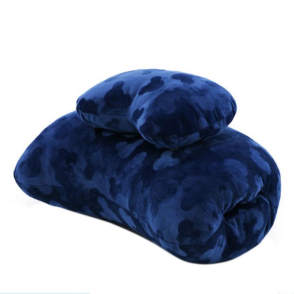Eonshine Elegant Velvet Nap Pillow Polyester Double Layer Office