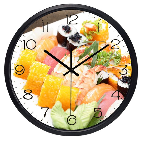Japan Sushi Exquisite Wall Clock The New Home Decoration
