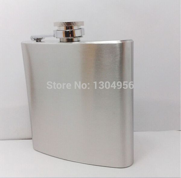 

6oz stainless steel flagon wine bottle hip flask with funnel 170ml jh6a6b06