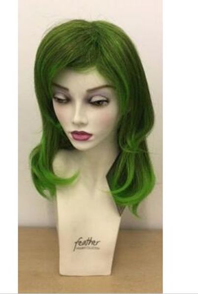 

layered party wig- bird of paradise, Black;brown